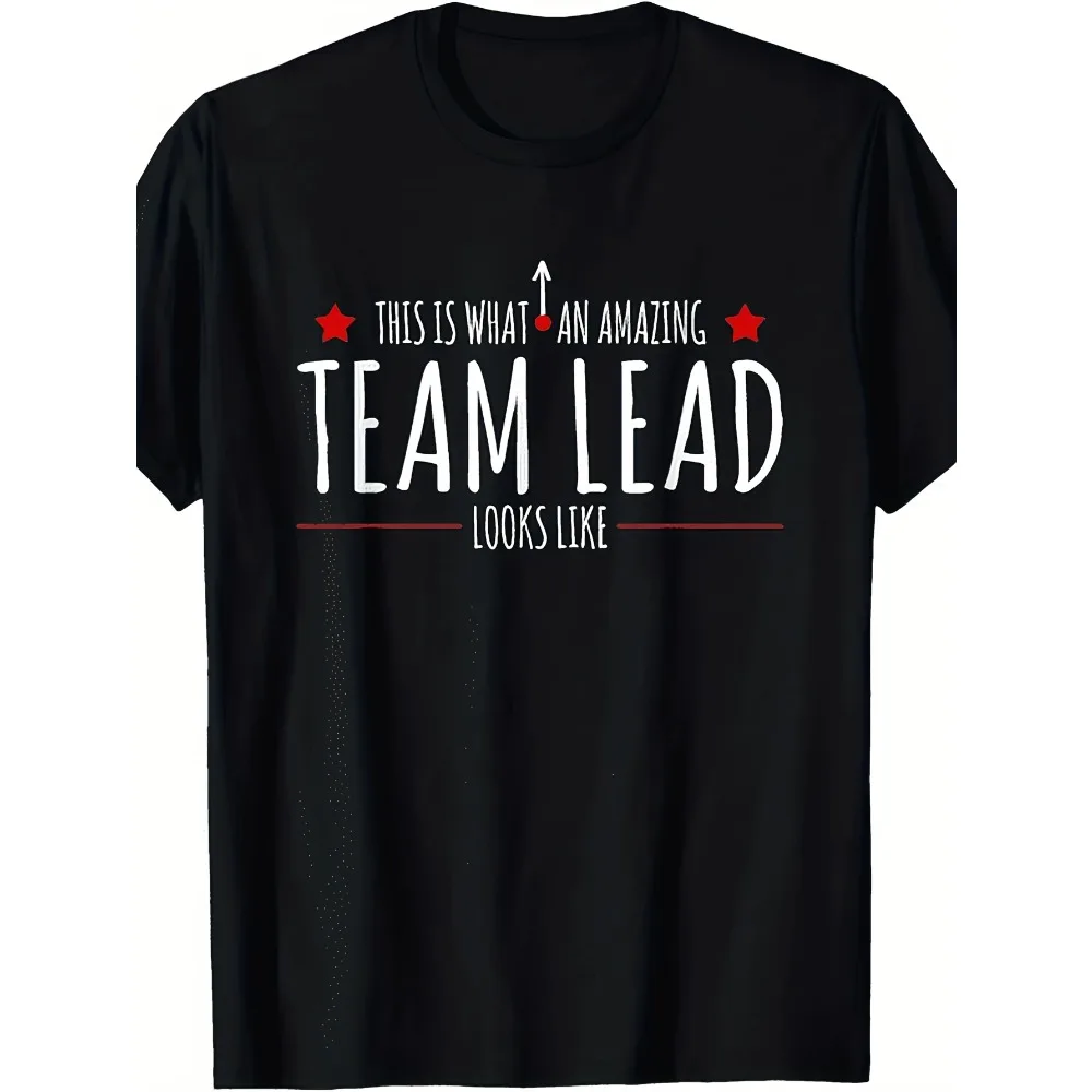 Transformational Leadership Quotes & Team Lead Appreciation T-Shirt - Unisex Retro Style Cotton Shirt with Motivational Manager Gift, Comfortable Breathable Casual Wear for Birthdays, Events - Year-Round Professional Achievement Award