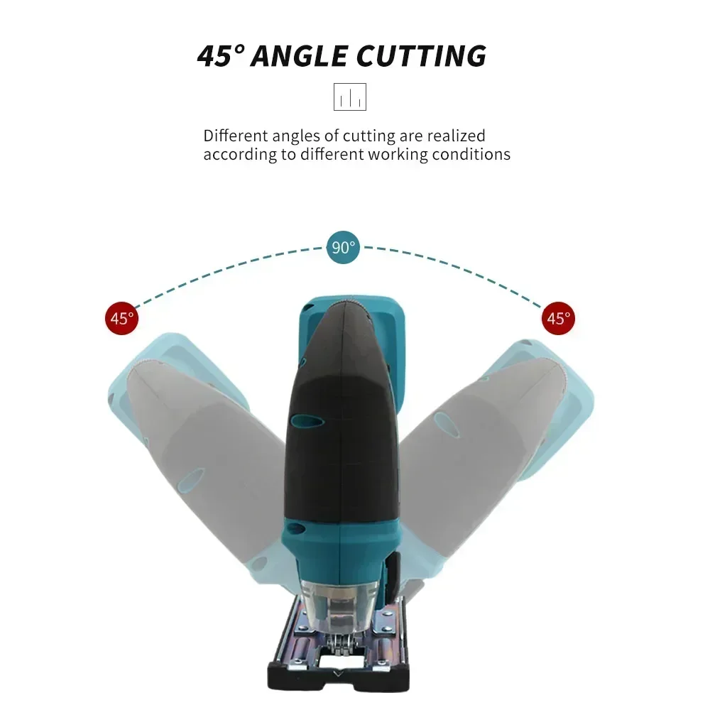 Makita DJV182 340W Brushless Jigsaw Electric Jig With Saw Blade Cordless Barrel Handle Jigsaw Portable Carpenter Power Tool