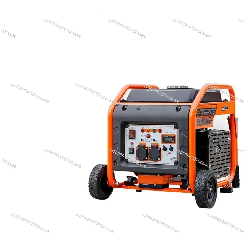 5kW Portable Inverter Generator, 220V Quiet Generator for Home Commercial Use
