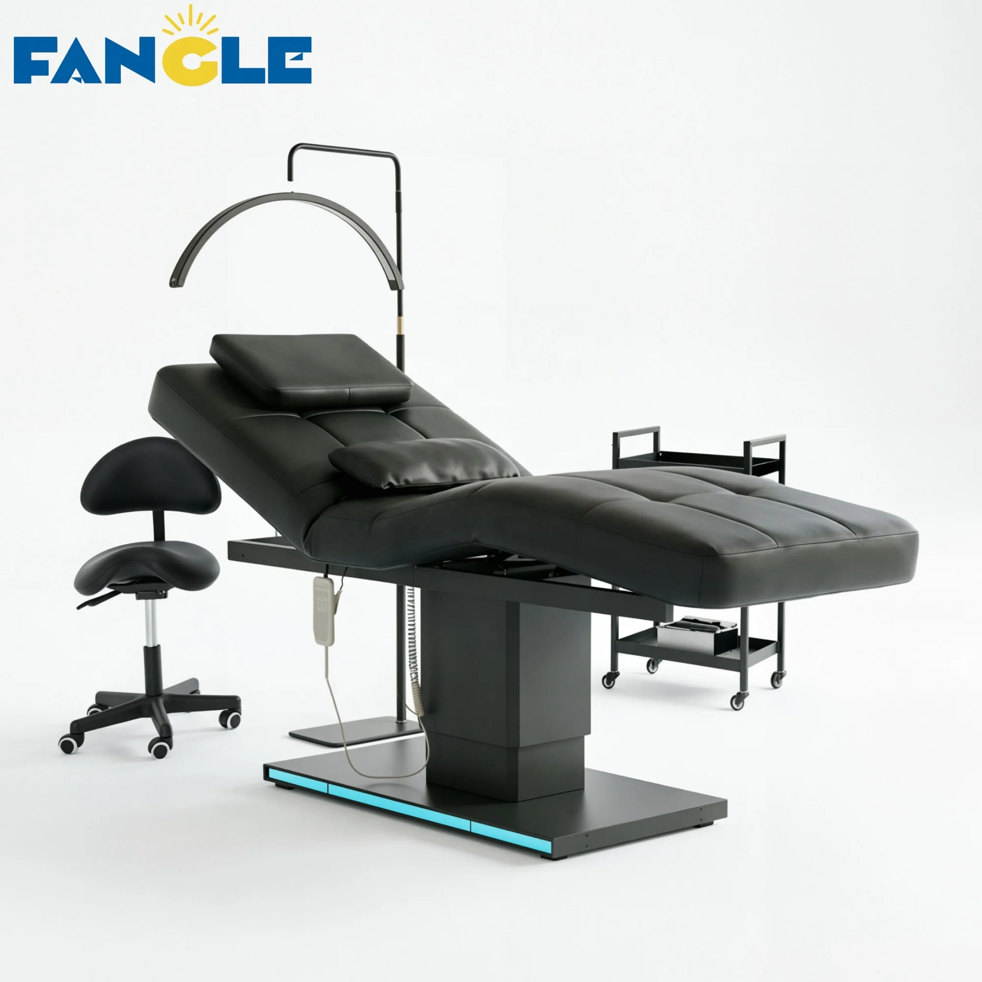Modern Luxury 3 Motor Electric Massage Bed Adjustable Lash Bed Beauty Care Medical Spa Beauty and Beauty Cosmetic Facial Bed