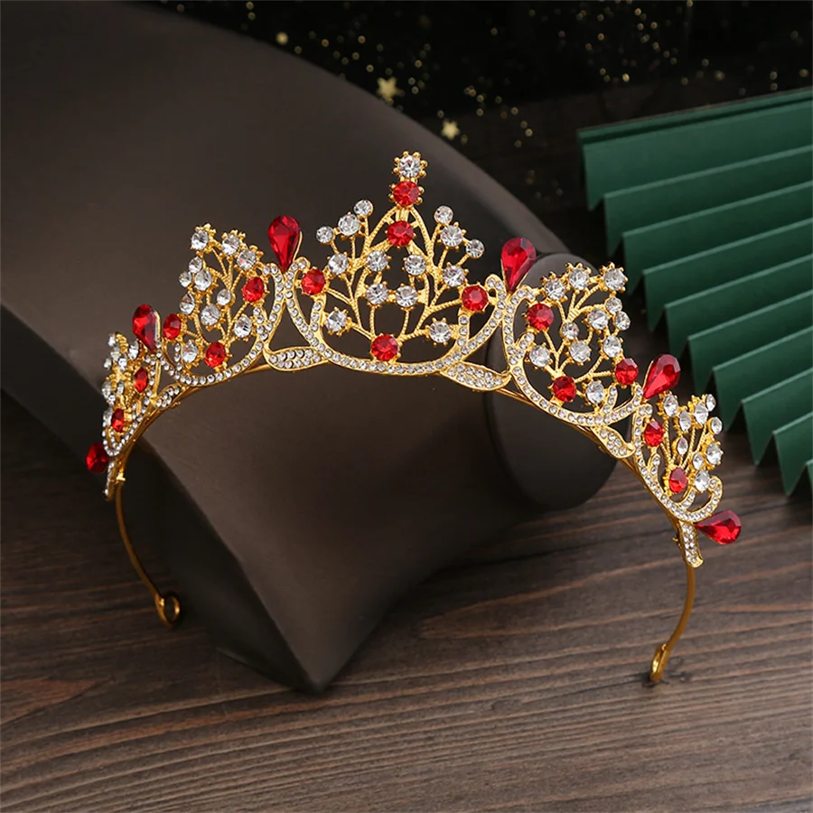 fashion Wedding Crown Hair Jewelry Bridal Hair Accessories Women Crown Rhinestones Crystal Bride Queen Party Crowns High quality