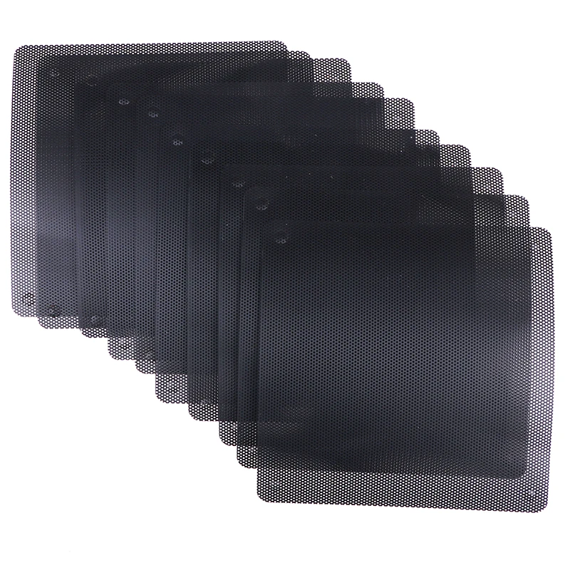 10pcs 120mm Computer PC Case Cooling Fan Magnetic Dust Filter Mesh Net Cover Computer Guard PVC Cooling Fan Antidust Net