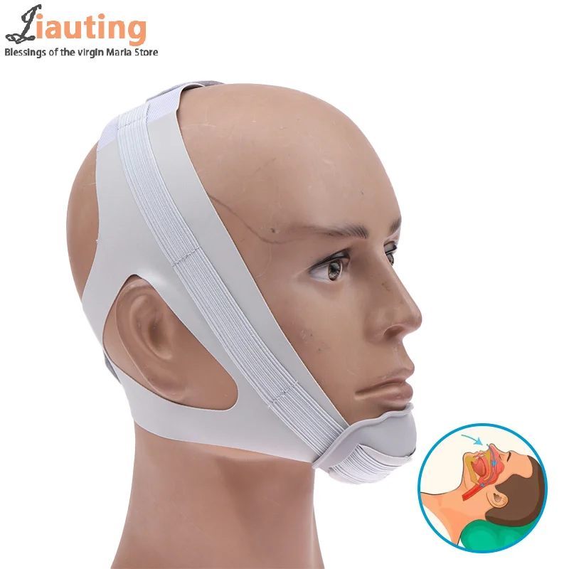 1Pcs Anti Snoring Belt Triangular Chin Strap Mouth Guard Gift Adult Child Better Breath Health Stop Snoring Bandage Sleep Aid