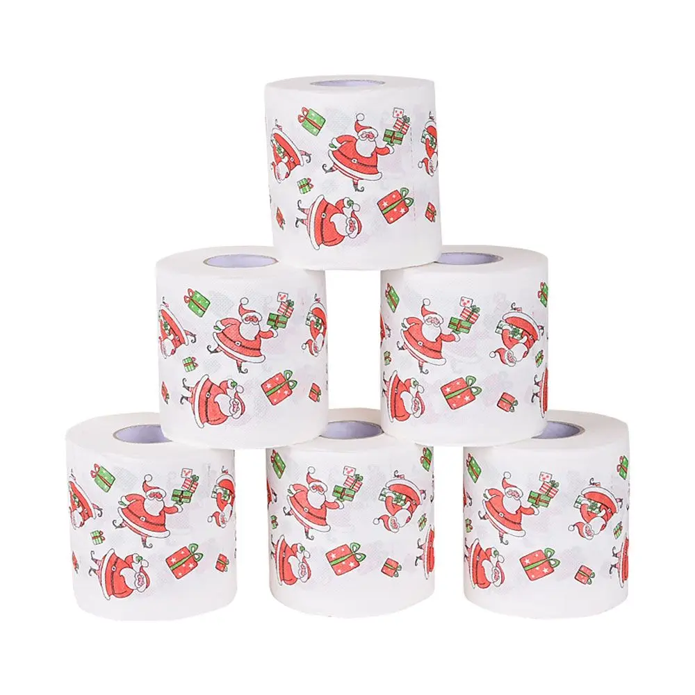 

New Tissue Office Santa Claus Paper Towels Toilet Paper Paper Roll Christmas