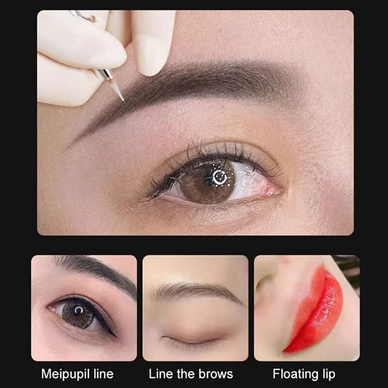آلة وشم الحواجب اللاسلكية ، الميكروشادينج ، مسدس PMU ، المكياج الدائم ، الشفاه