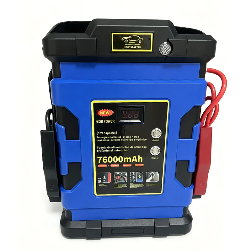 25C LiFePO4 Car Emergency Start Power Multi-function Jump Starter 12V High Capacity Battery Charger for Large Trucks