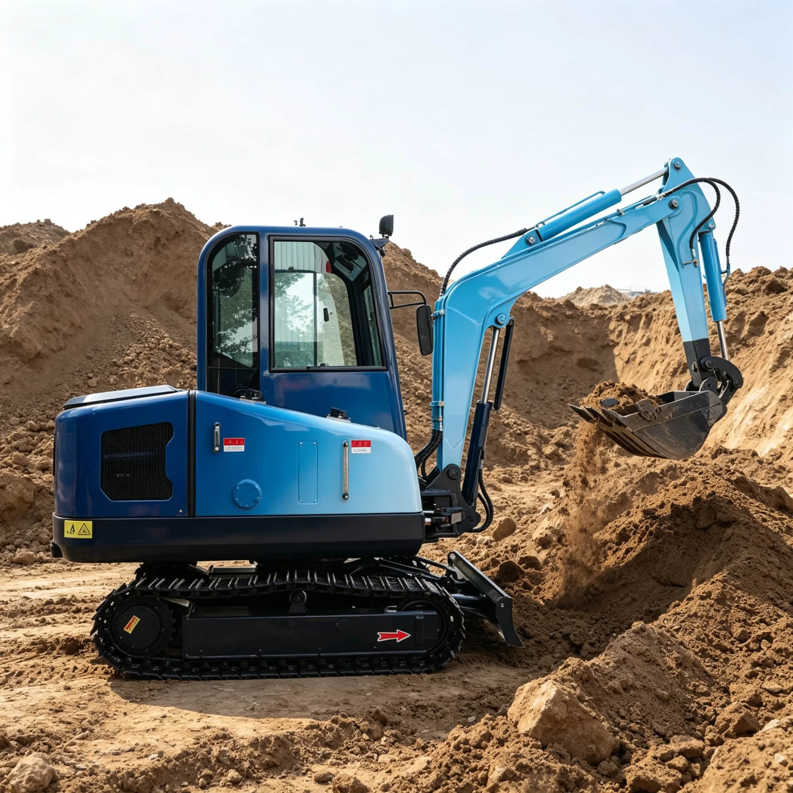 EPA Kubota Mini Excavator 3 Ton Free Shipping Mini Digger Farm Small Excavator Mini Bagger Home Excavators With Customized Color