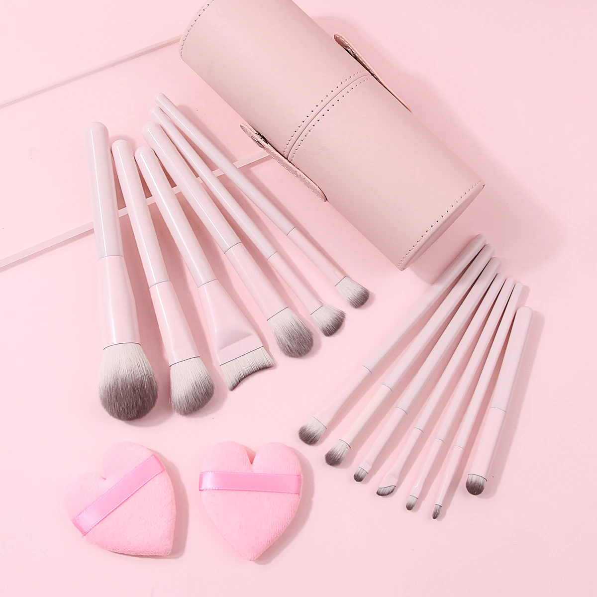 16Pcs Makeup Brush Set, Multi‑Function Beauty Kit for Foundation, Blush, Eyeshadow, Concealer for Women & Makeup Beginners