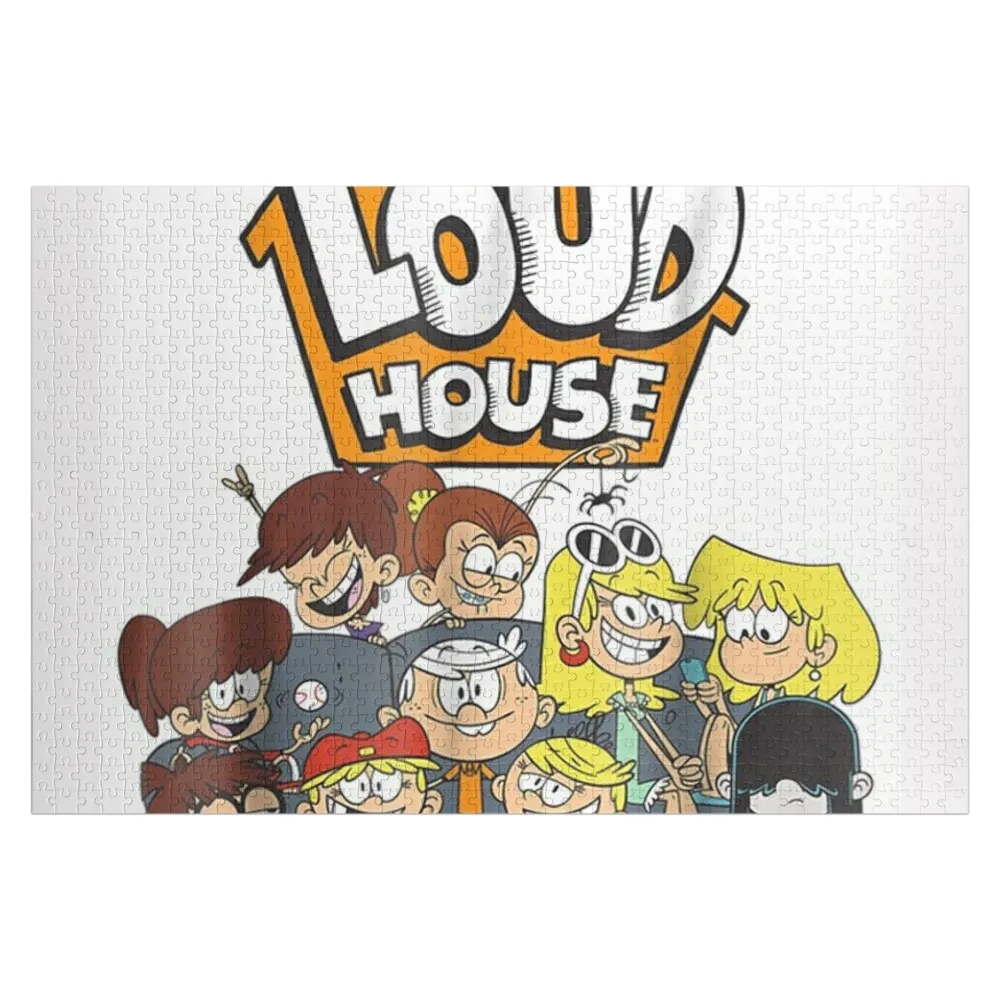 

Nickelodeon The Loud House Character Jigsaw Puzzle Diorama Accessories Wooden Boxes Puzzle