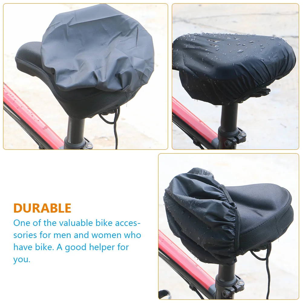

2Pcs Bike Seat Rain Cover Protective Waterproof Rainproof Saddle Cover Bike Seat Protector Outdoor Bicycle Accessories
