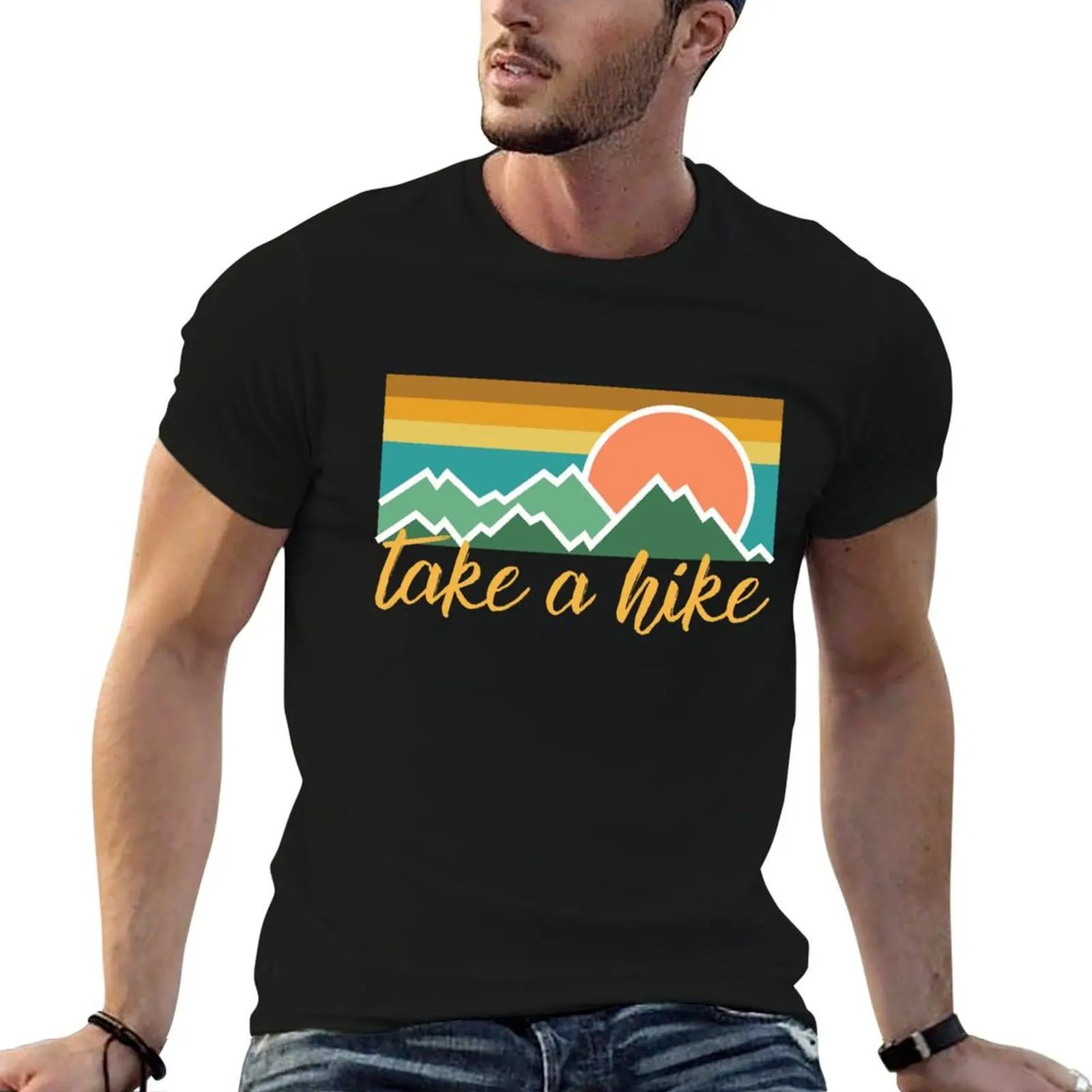 Take A Hike T-Shirt Basic Casual Wear Short Sleeve Top