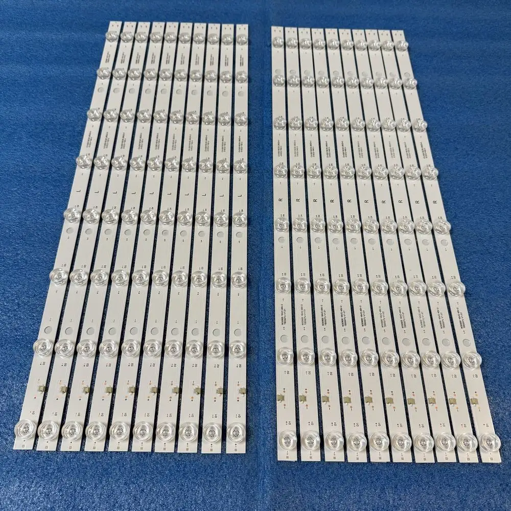 20 Stück/Set LED-Hintergrundbeleuchtungsstreifen für Panasonic TX-55CXF757 TX-55CX700E TB5507U