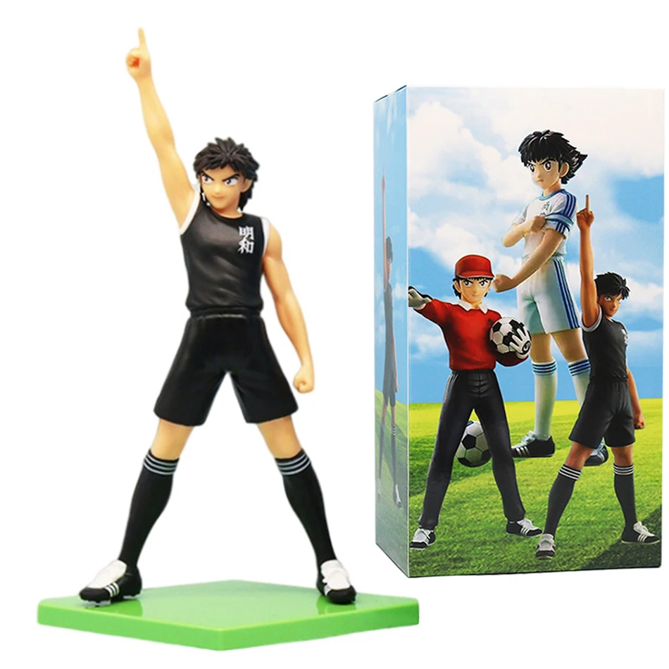 Captain Tsubasa Anime Figure 18CM Ozora Tsubasa Action Figures Hyuuga Kojirou/Wakabayashi Genzou Figurine Collection Model Toys