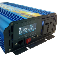 Made 2500W 12v 24v 36v 48v 60v 72v 110v 220v Dc to 110v 220v 50hz 60hz Ac peak Power 5000w Pure Sine Wave Inverter