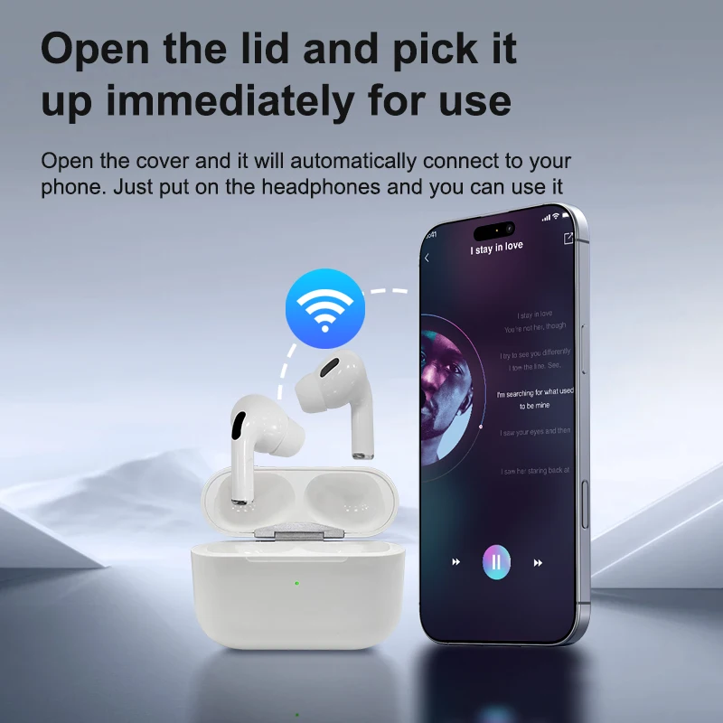 سماعات أذن لاسلكية من Choice Airs Pro، سماعات أذن TWS مقاومة للماء لتتبع الموقع، تحكم باللمس متوافقة مع iOS #4