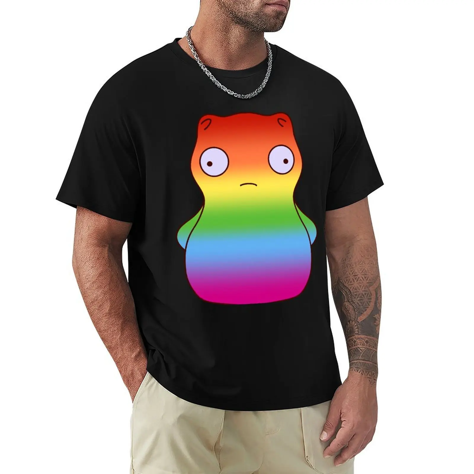 Gay Kuchi T-Shirt Basic All Season Solid T-Shirt