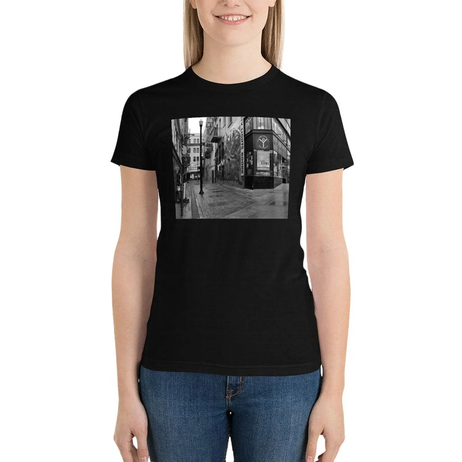 Jack Kerouac Alley T-Shirt cute tops graphics anime clothes t-shirts for Women pack