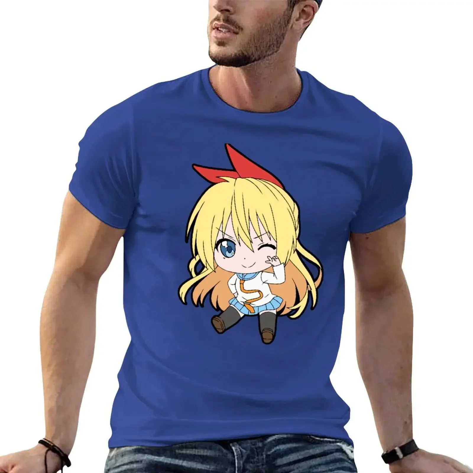 Chitoge Chibi T-Shirt graphics man t shirt men clothings