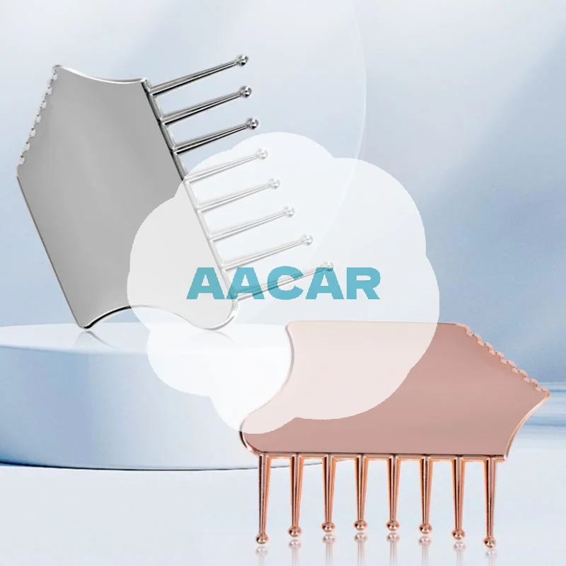 

Portable Zinc Alloy Scalp Massager, Guasha Scraping Tool For Head, Neck, Shoulders, Legs & Arms For Soothing Relief