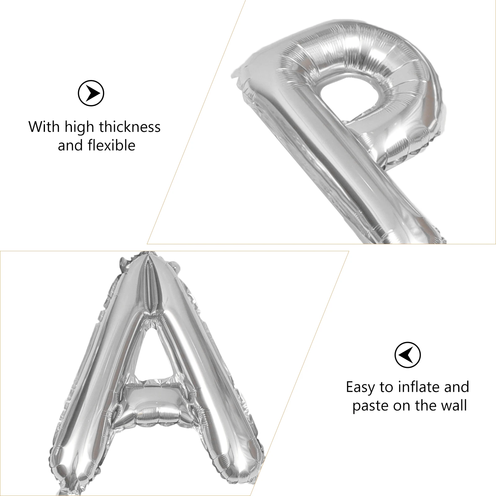

1 set 1 Set Happy Anniversary Balloon Kit Thick Aluminum Foil Party Decoration Balloons Wedding Anniversary Party Balloon Set