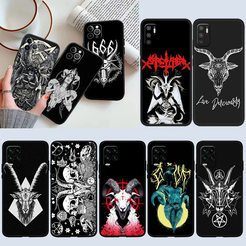 FR58 사탄 염소 머리 하이엔드 휴대폰 케이스, 화웨이 P 스마트 S Z Y5P Y6P Y7A Y8P Y8S Y9A Y9S P10 P20 P30 라이트 프로용, 신제품