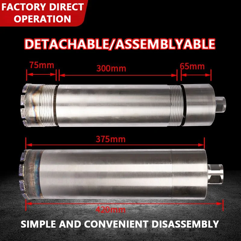 DONGXIN 1 Piece Diameter Range 32-200MM Diamond Hole Saw Core Bit Core Drilling Hole Drill Concrete Air Conditioning Wall Drill