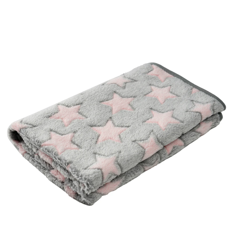 Soft Cat Sleeping Blanket Cute Star Print Bed Mat For Small Large Dogs Cats Autumn Winter Puppy Kitten Pad Cushion Pet Product