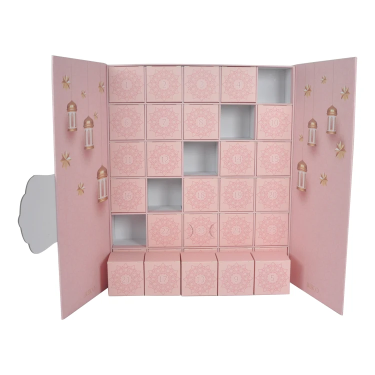 Customized queryCalendrier Ramadan 30 Muslim Mubarak Ramadan Advent Calendar Kalender Countdown Packaging Paper Gift Box Advent