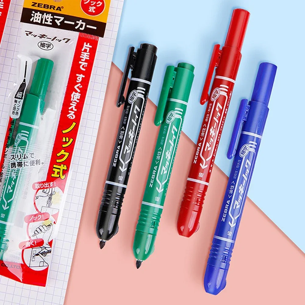 Imagem -06 - Zebra-waterproof Quick Drying Press Marker Pen Graffiti Art Material Escolar e de Escritório Japão P-yyyss6 1.3 mm Pcs