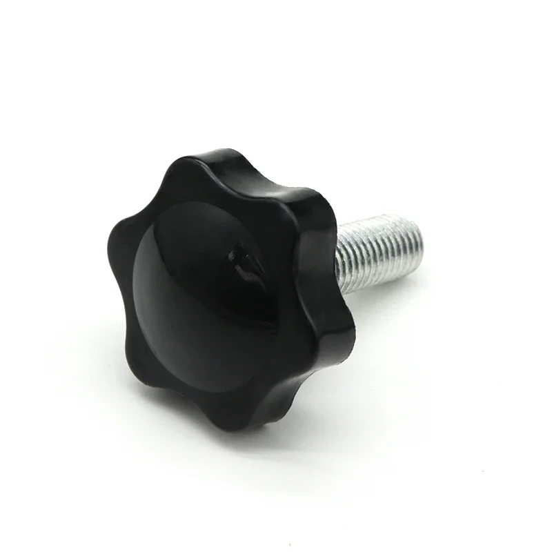 5/10pcs M4 M5 M6 M8 M10  Thread Star Shaped Head Thread Clampsing Screw Bolt Knob for Industry Equipment Plastic Carbon Steel