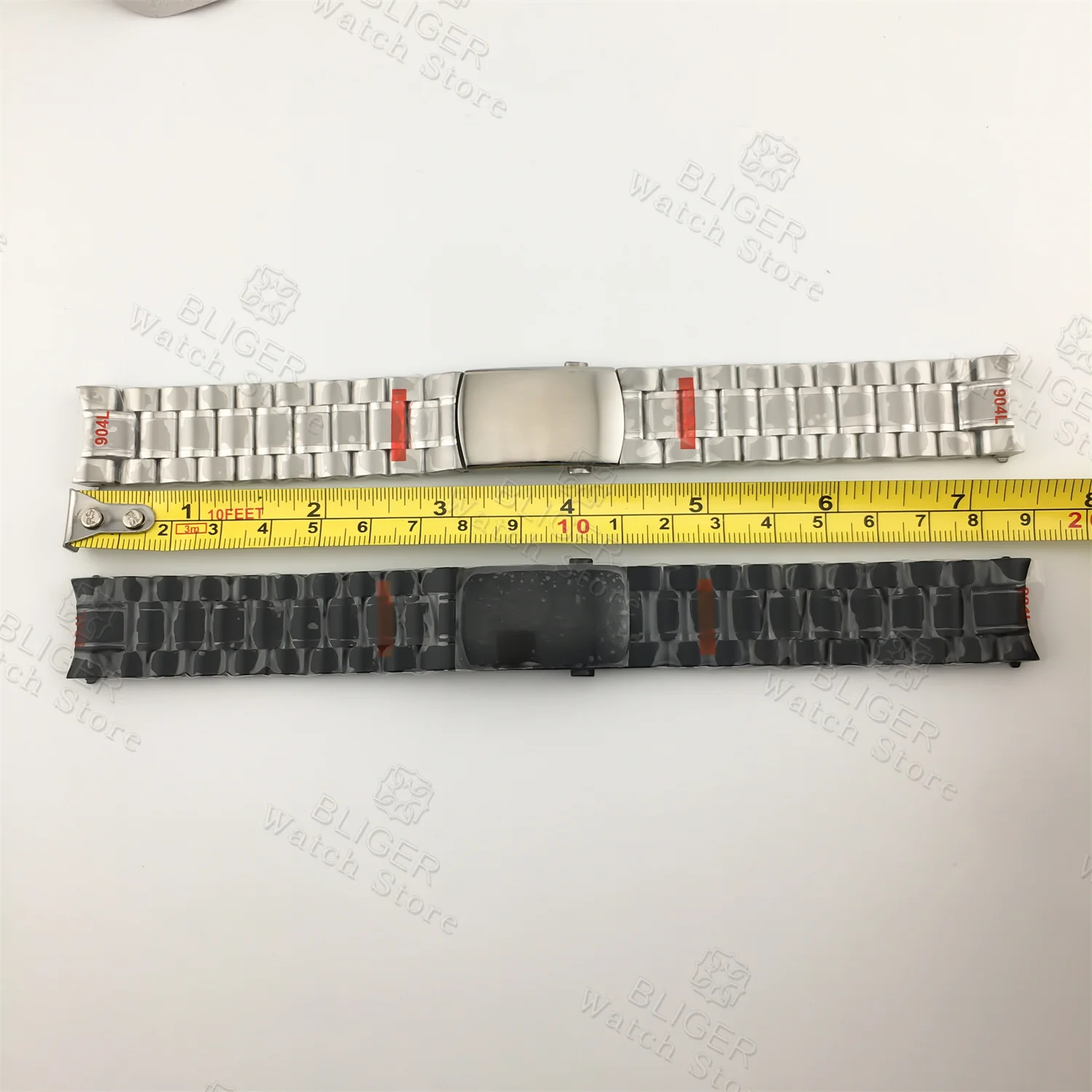 Correa de reloj de 20mm de alta calidad para caja de lunas VK63, correa de reloj de acero inoxidable, pulsera de lunas