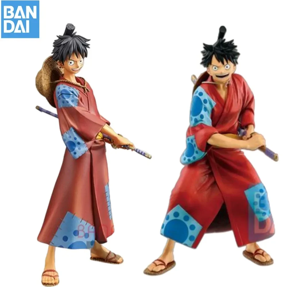 

Оригинальная фигурка Bandai One Piece Monkey D.Luffy DXF аниме Коллекционная статуя Королевство гармонии воин кукла идеальный подарок мечты