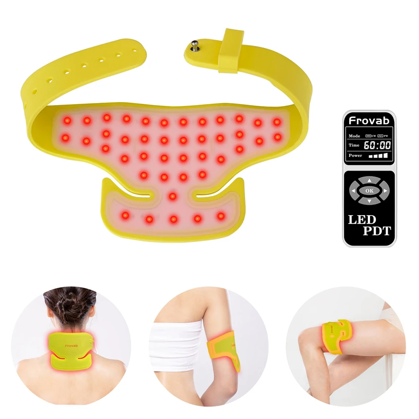 Silicone Red Light Therapy Pad Red Light Therapy Suit Medical Grade Treat Inflammation Relief Neck Muscle Strain Reduce Fatigue