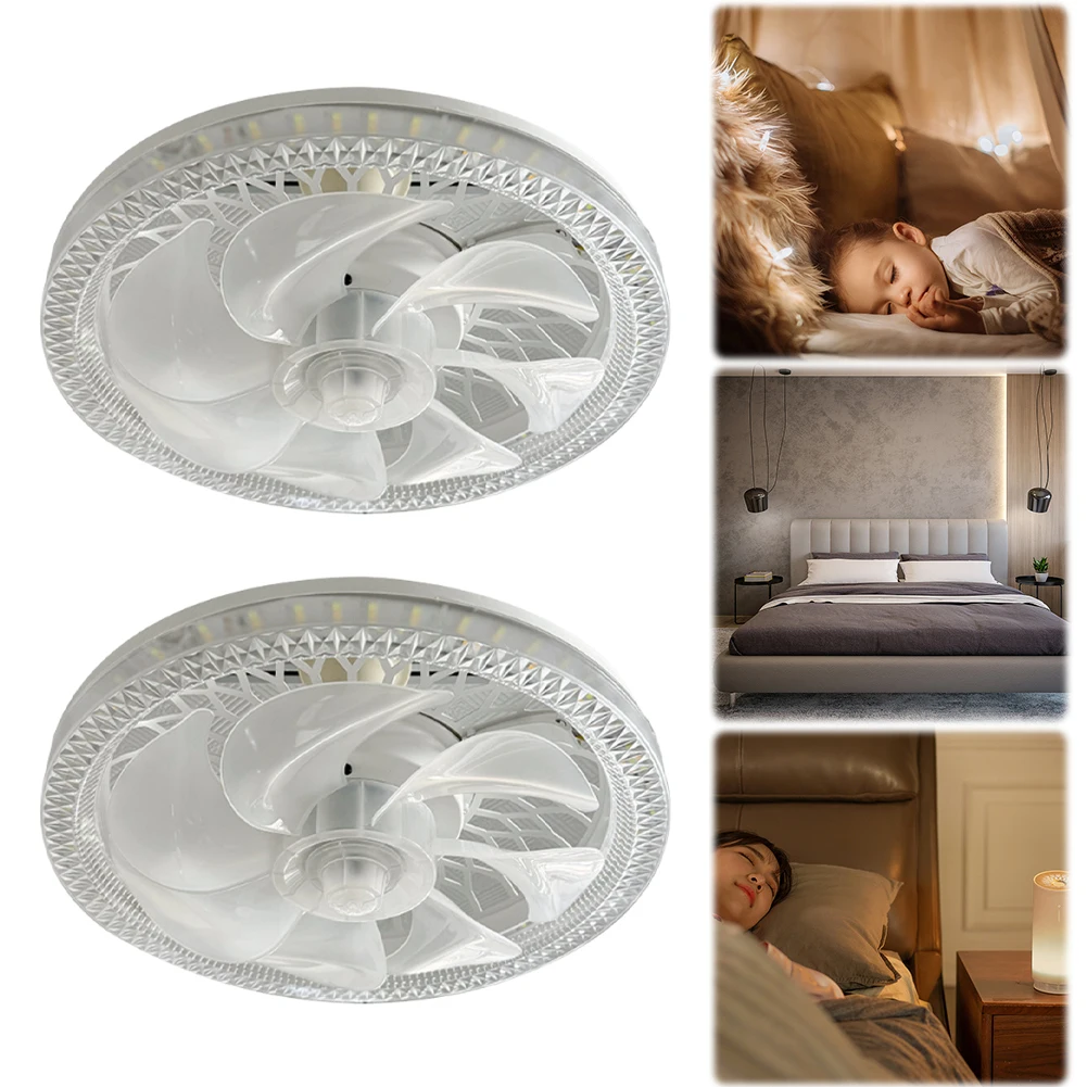 

Невидимый листовой вентилятор со светодиодной подсветкой, пульт дистанционного управления, бесшумный потолочный вентилятор, универсальный затемняющий вентилятор для столовой, спальни, гостиной