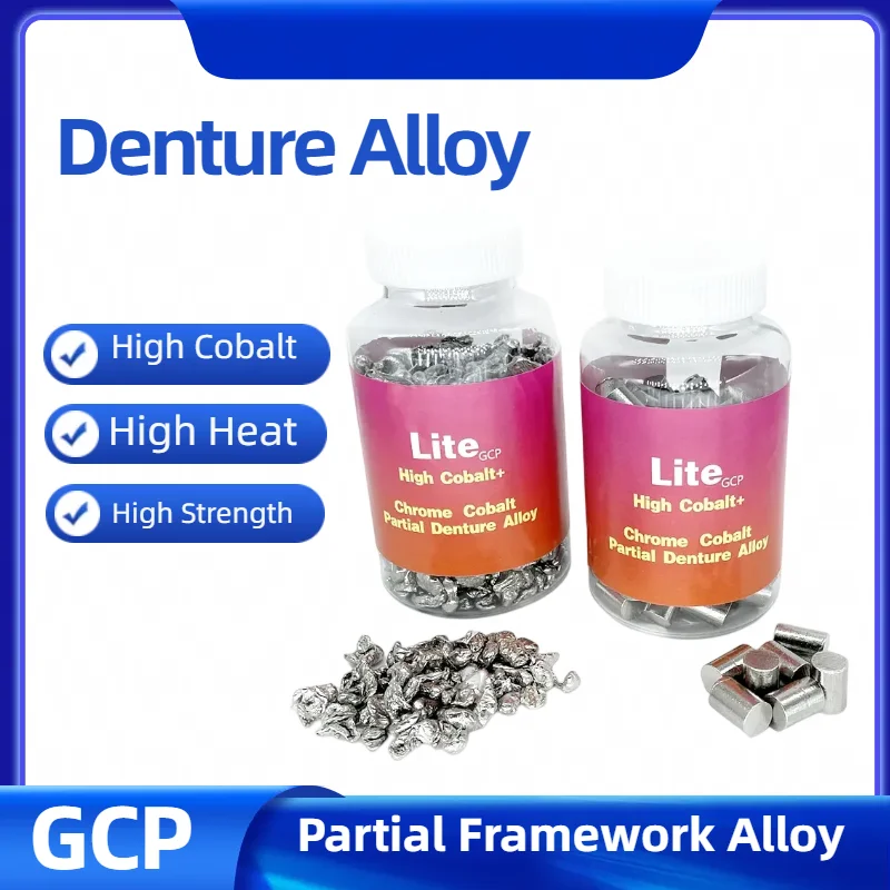 1000g Lite COCR Partial Denture Framework Metal Dental Cobalt-Chromium Removable Regular Shape Casting Alloy