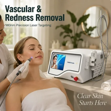 Professional Multifunctional 980nm Lase System 5+1 Modes for Vascular Removal Nail Fungus Treatment Device
