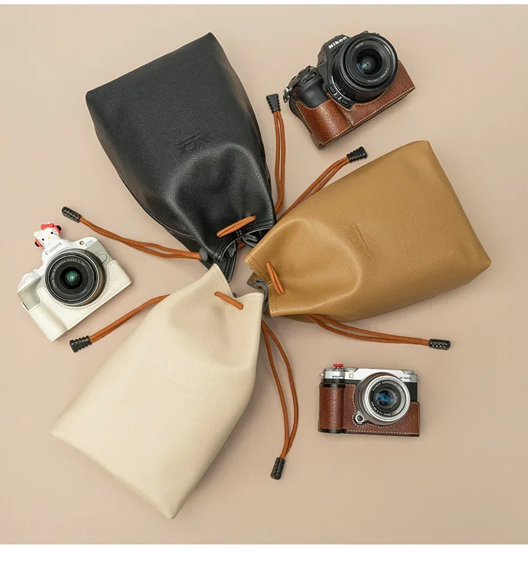 Camera Bag Suitable for Fujifilm XT5 XT30 XE5; Sony ZVE10; Canon R50 M50; ZF Z50 Mirrorless and SLR Universal Storage Bag.
