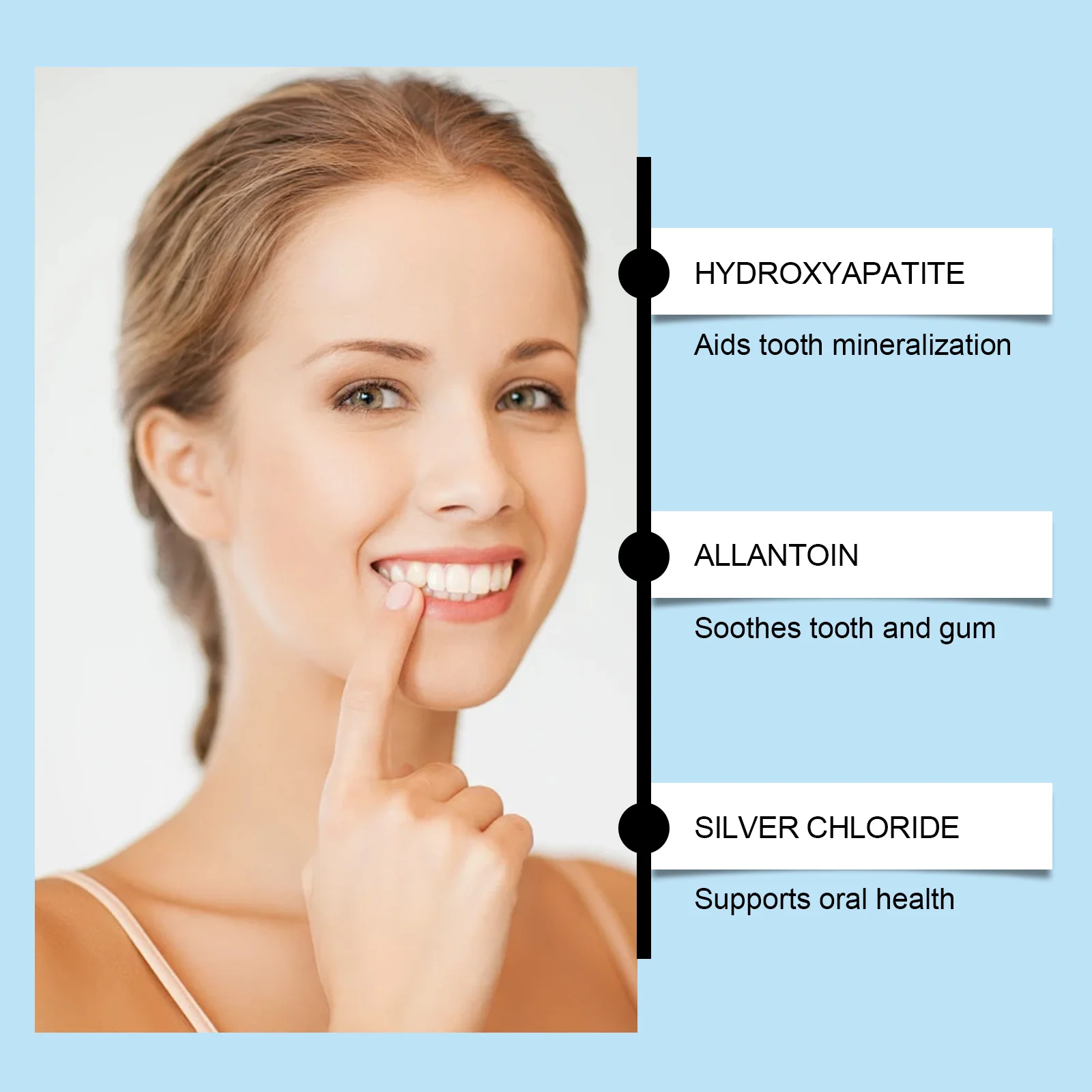 Tooth Care Liquid Hydroxyapatite Fresh Breath Effectively Relieve Teeth Allergy Remove Stains Deep Cleaning Gum Protection Serum