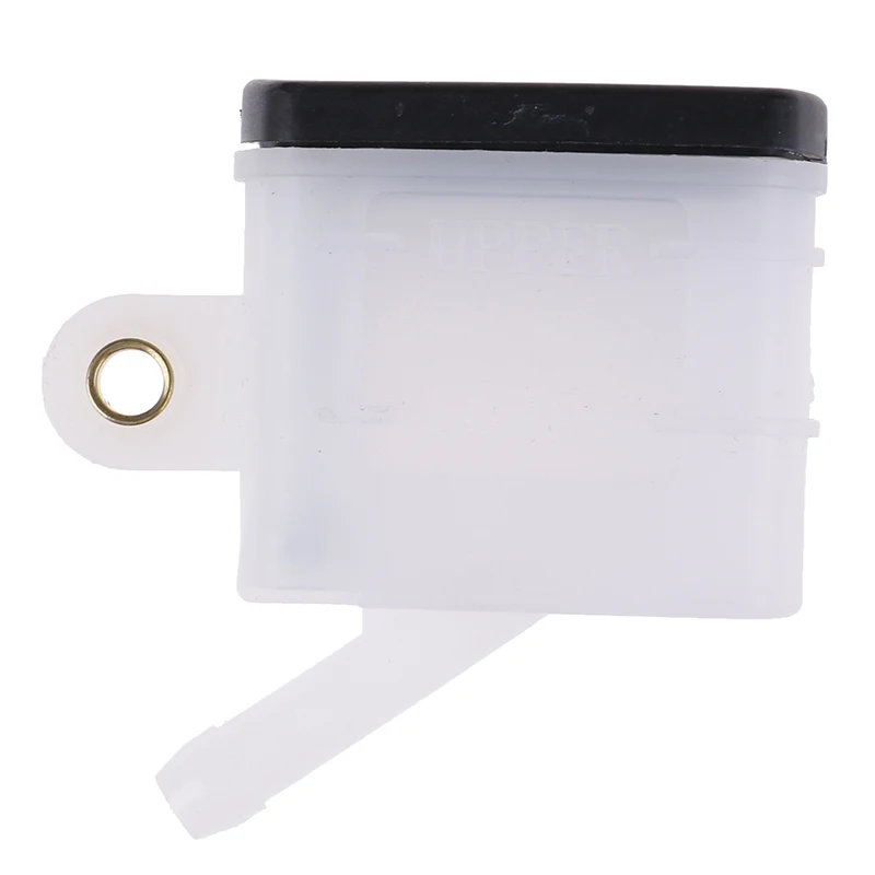 1Pc White Plastic Universal Brake Reservoir Front Fluid Oil Cup Motorcycle Master Cylinder