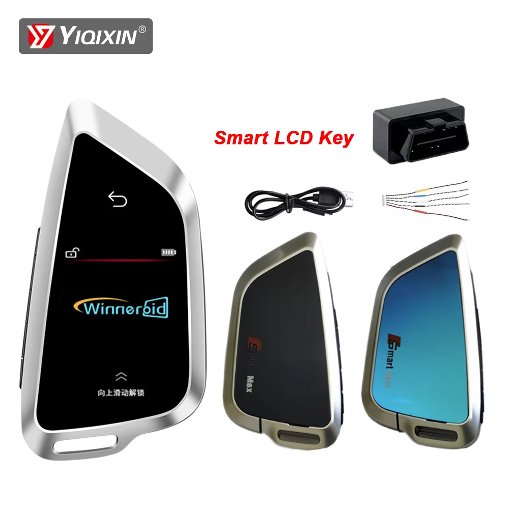 Modified Smart LCD Car Key For BMW Audi Hyundai Benz Honda Toyota Nissan Lexus Porsche Mazda Ford Renault KIA Comfortable Entry