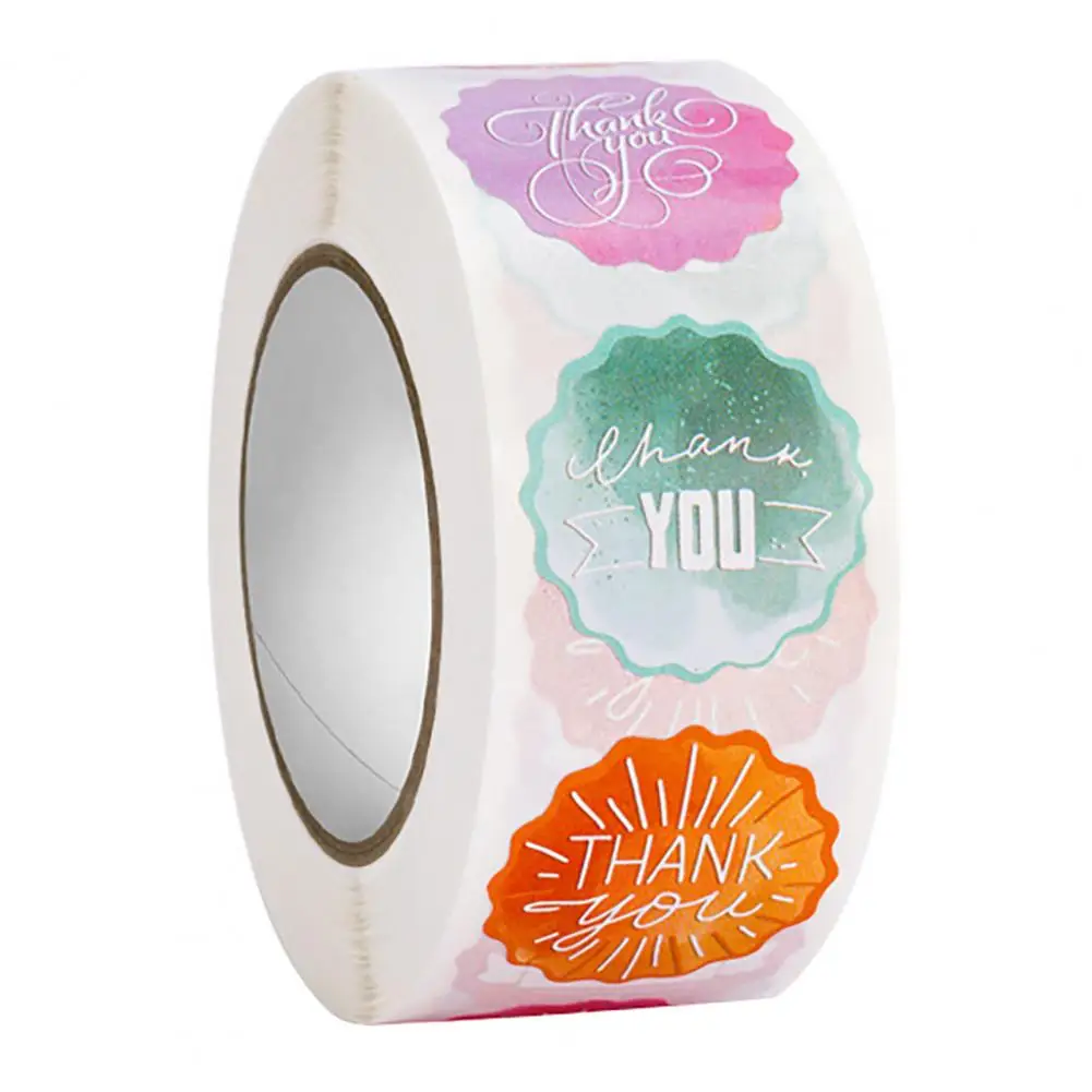 DIY Multipurpose Flower Shape Aesthetic Sealing Stickers Holiday Decor