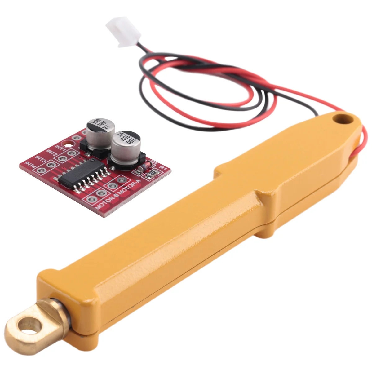 N20 Elektrische Volledig Metalen Duwstang Duwstang voor Rc Graafmachine Dump Truck Metalen Cilinder met Motor Drive Board -6V