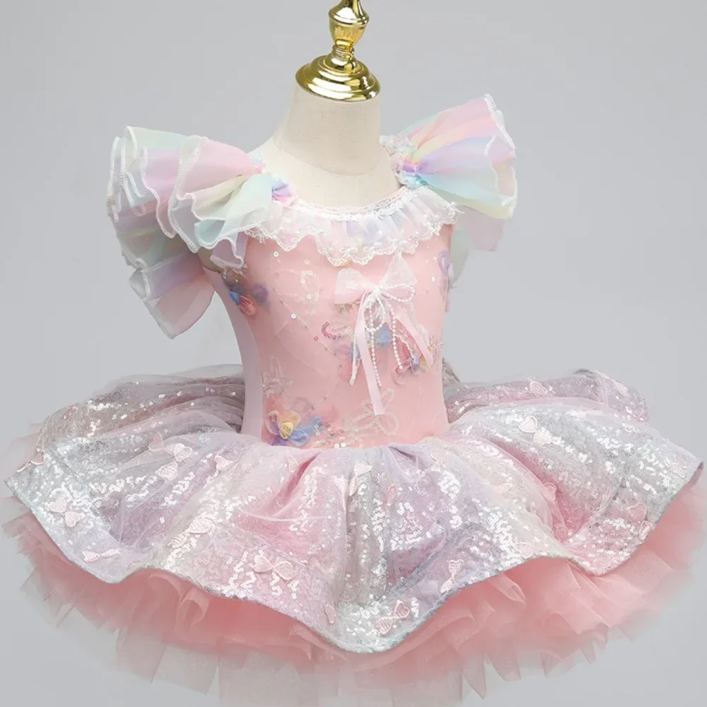 

Одежда принцессы-пачки для танцев, феи, сценическое балетное платье, праздничная детская одежда, детская одежда, платье для девочек, костюмы для косплея