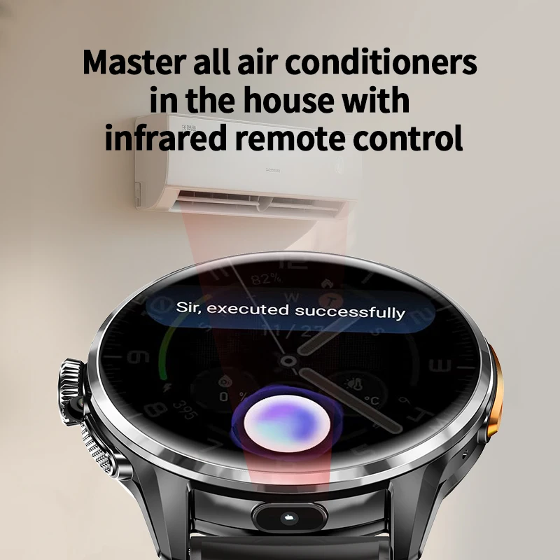 H100 Global Smart Watch Android 8.1 OS 5G LTEGlobal Call4GB+32GB Rotary Cam era GP-S WI-FI Bluetooth Outdoor Smartwatch Compass view 4