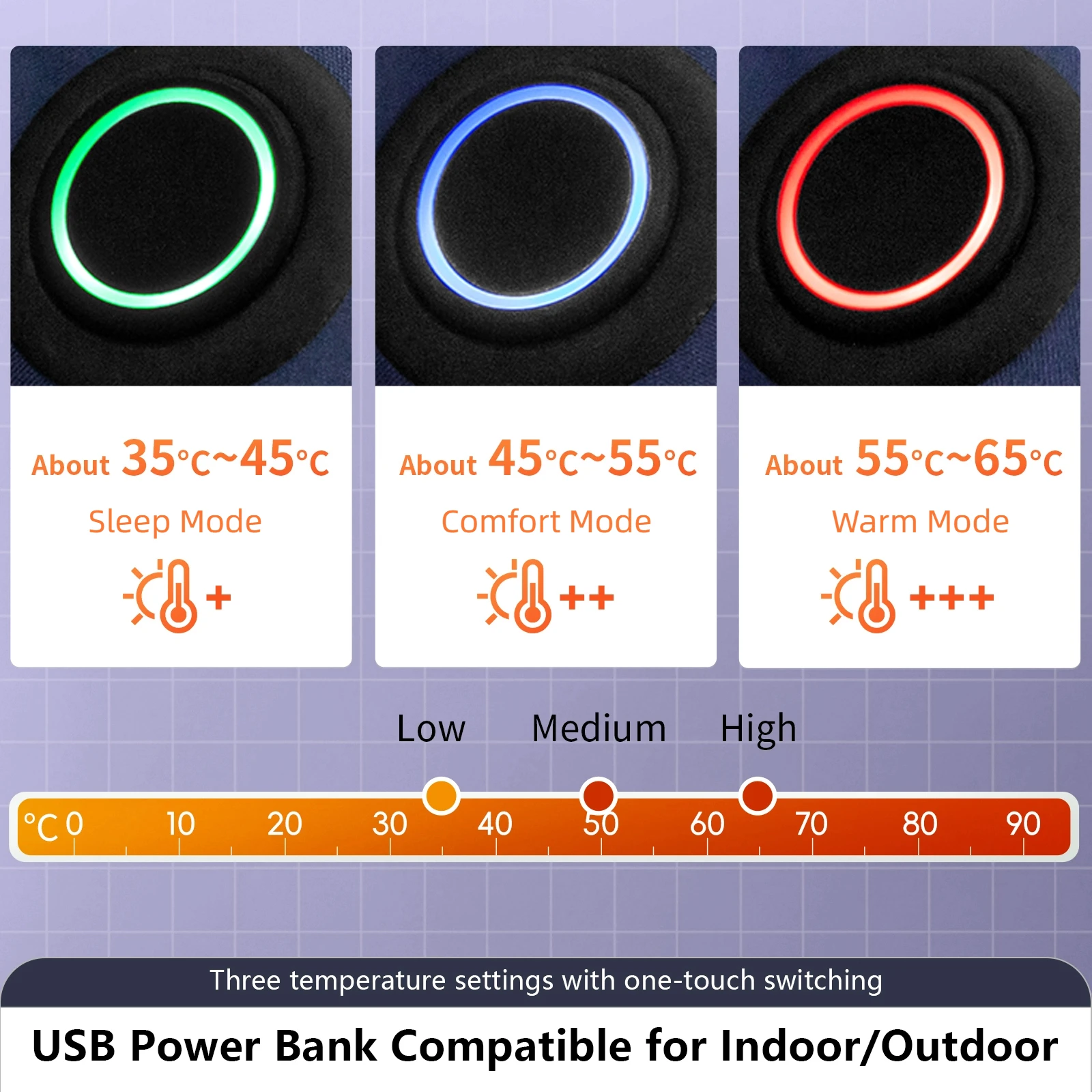 حقيبة نوم للتدفئة من BISINNA للبالغين في الطقس البارد وخفيفة الوزن ومحمولة ودافئة للشتاء ومستلزمات المشي لمسافات طويلة في الهواء الطلق #4