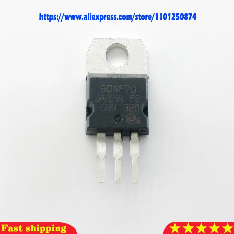 5pcs P75NF75 RU6888R HY1707 HY1707P RU7088R 2SK3435 K3435 STP75NF75 P80NF70 Original Disassembling Quality Guaranteed 100%