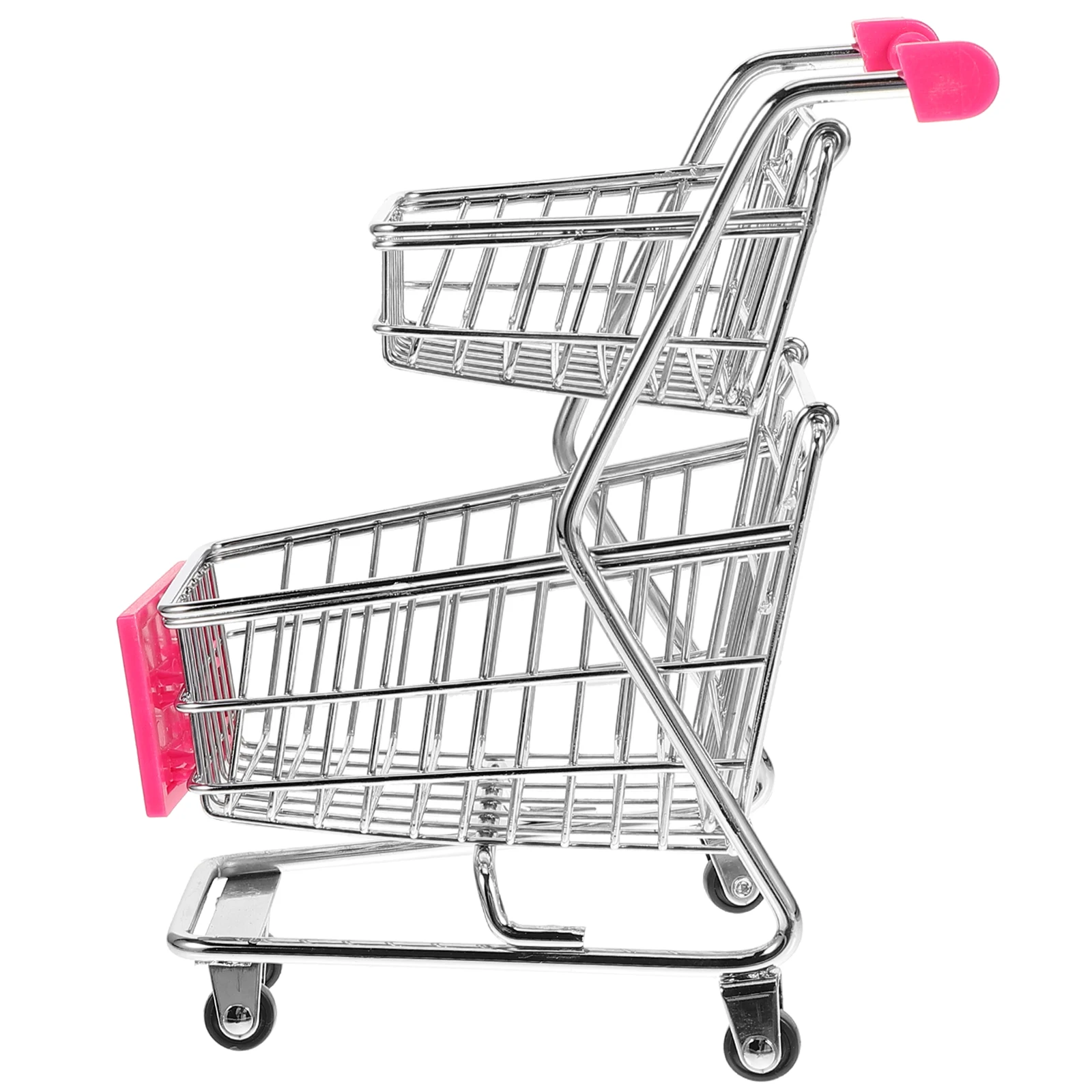 

Fried Chicken Basket Mini Cart 2 Layers 14 5x8 5x17 5cm Stainless Steel Food Storage Display Snack Bread Basket Shopping Toy