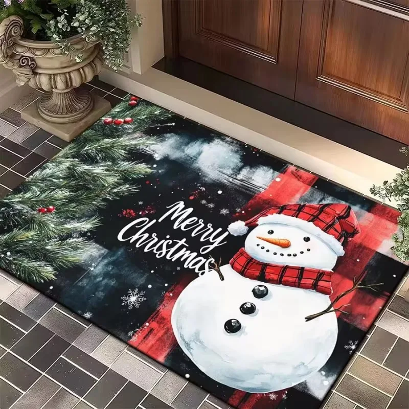 VIKAMA Industrial Woven Doormat, Dirt Resistant & Anti Slip, Garage Entry Door Corridor Bathroom Kitchen Home Decor