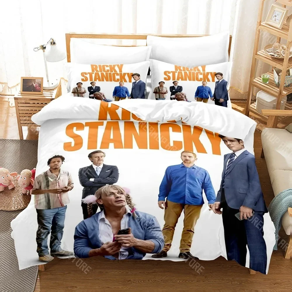 

Комплект постельного белья Ricky Stanicky с 3D принтом, одинарный, полный, королевский размер, комплект постельного белья для взрослых и детей, комплекты пододеяльников для спальни