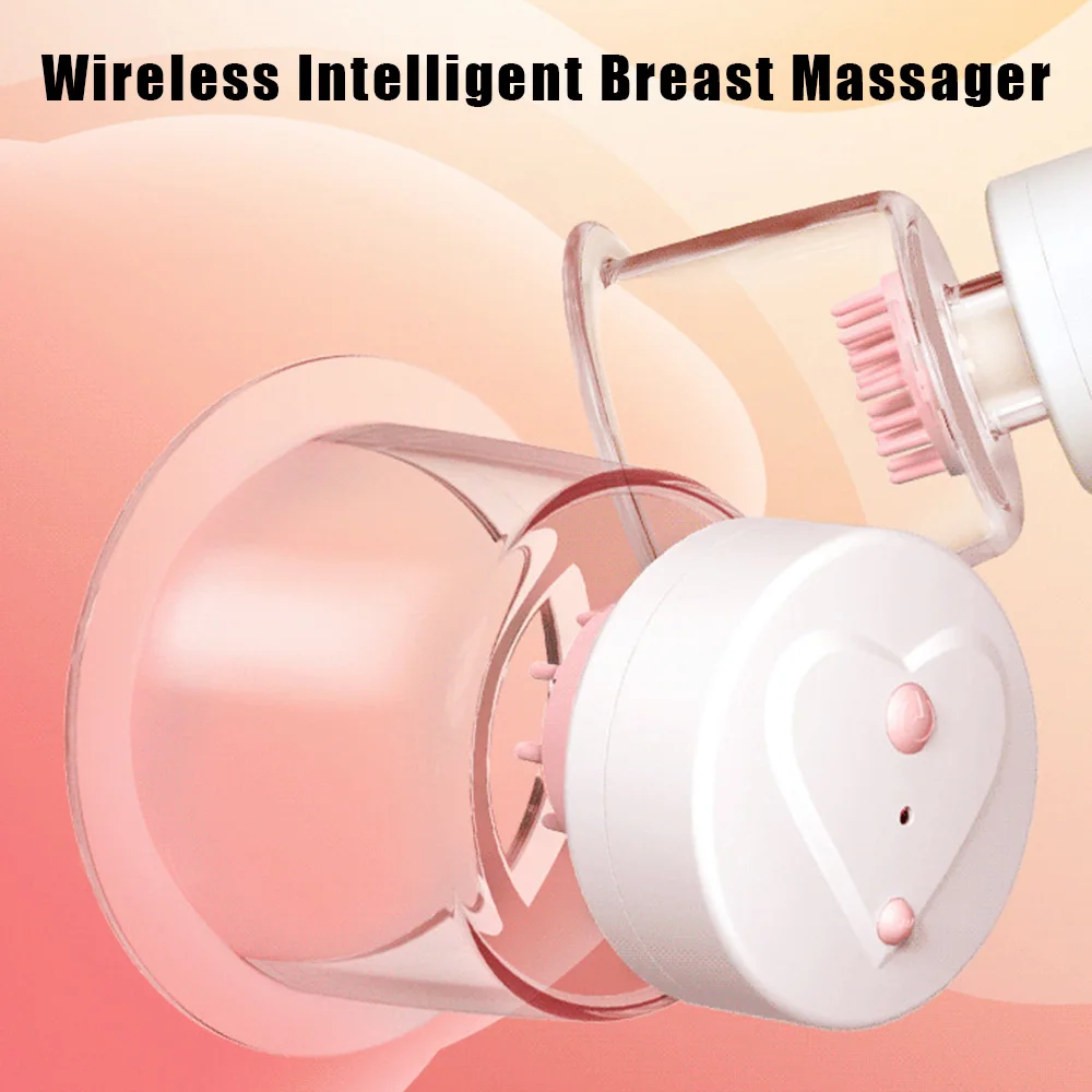 

Rotate Stimulation Breast Pump Sex Toys For Women Licking Nipple Sucker Bra Massager Adult Products Breast Enlargement Vibrator